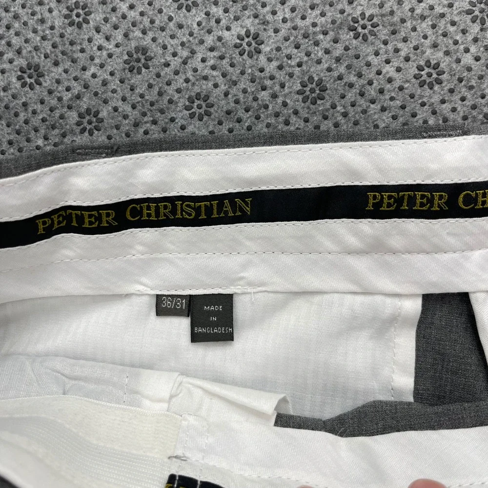 Classic Men's Dress Pants in Light Gray